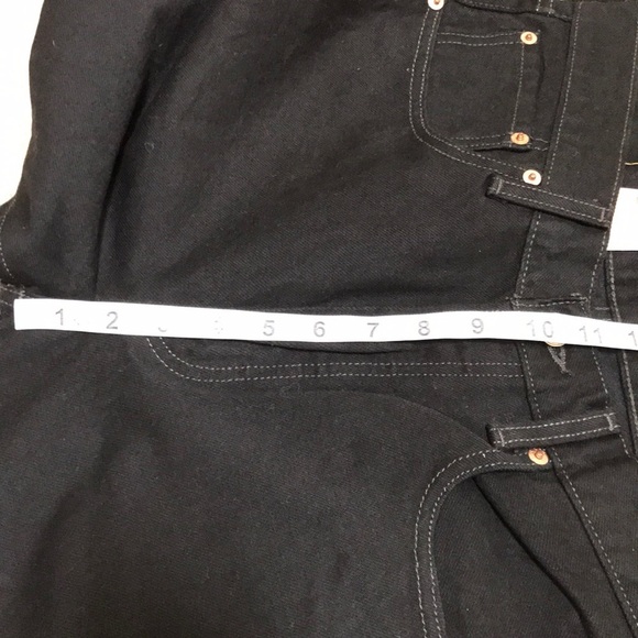 NWT! LEVI'S men’s 32/32 black straight leg jeans - Picture 7 of 8